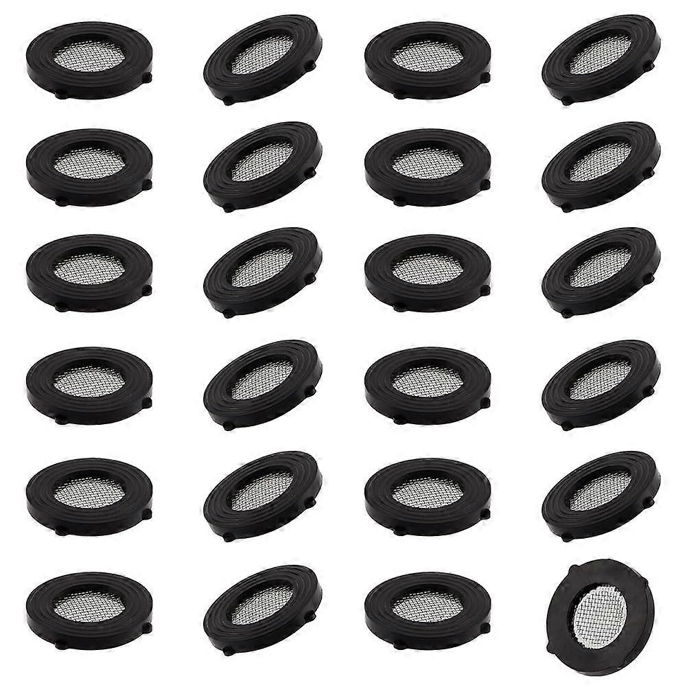 60 PCS Hose Washers with Screen 304 Stainless Steel Rubber Hose Filter Washers Water Hose Screen Filter for 3/4 Inch Garden Hose Washing Machine and S