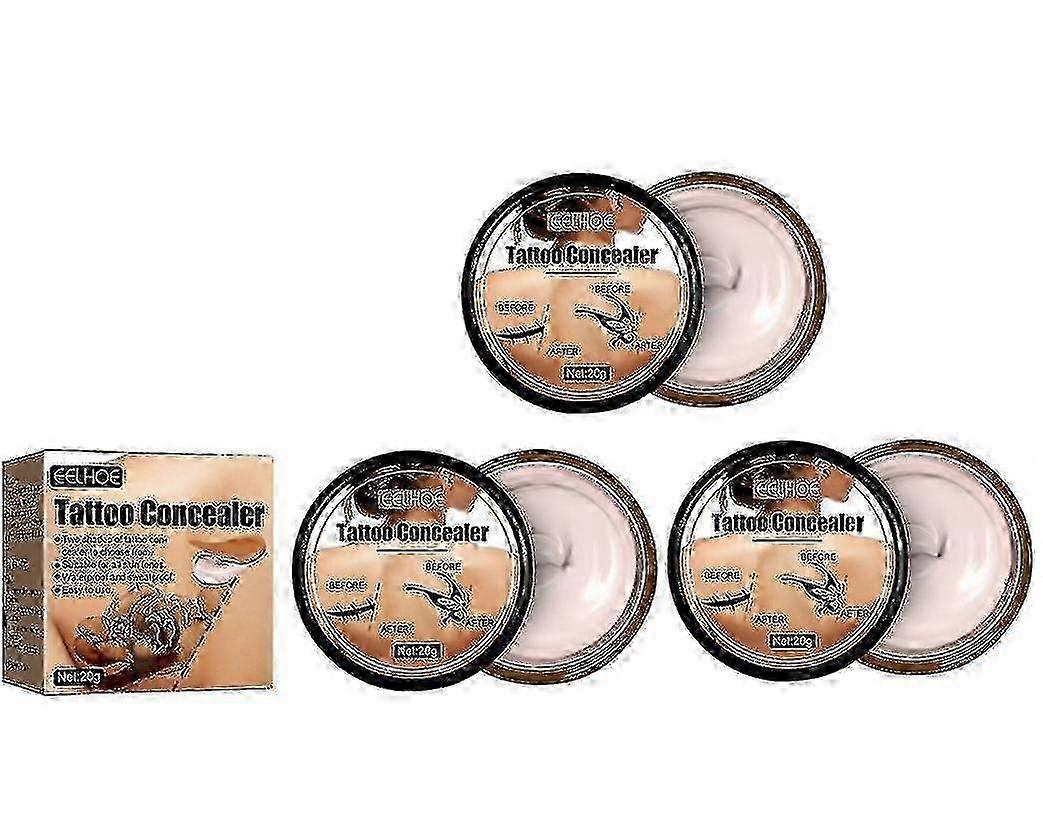 Tatovering Concealer Deksel Tatovering Arr Fødselsmerke Flekk Vanntett Lysende Usynlig To-co