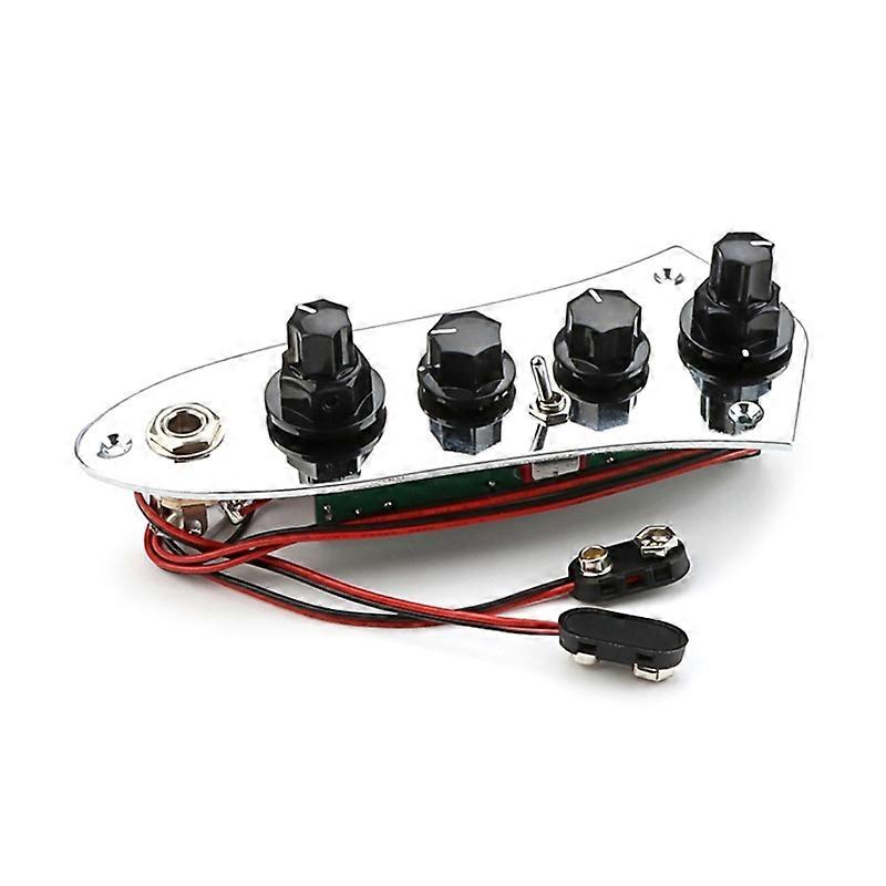 Pre-wired Bass Fully Prewired Volume Part Control Kits with Harness Knobs Plate