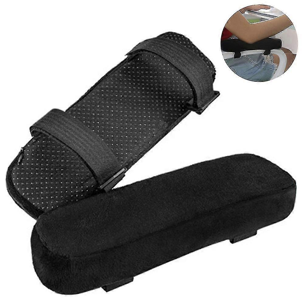 1 par de brazos de silla Cojines Almohada de codo Alivio de presión Silla de oficina Silla de juego Reposabrazos con almohadillas de reposabrazos de espuma viscoelástica