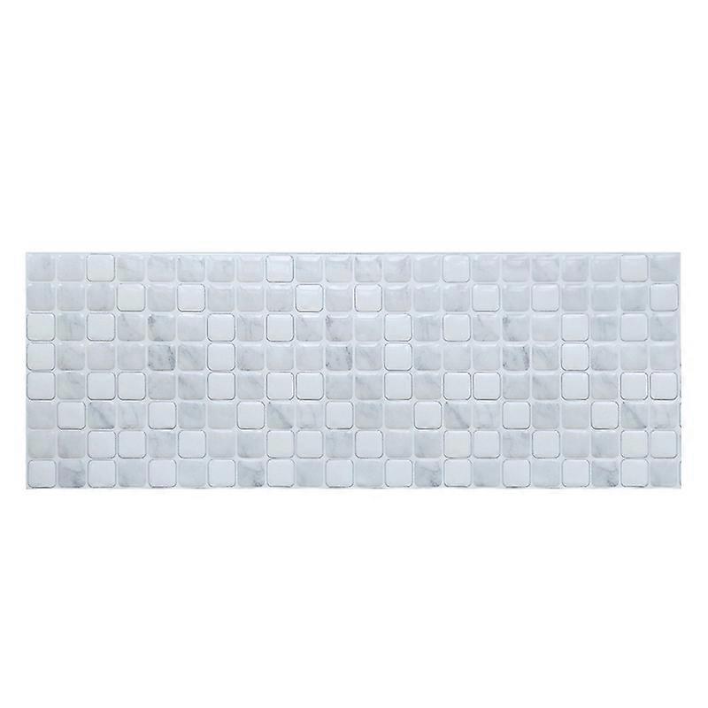 3D Self Adhesive Waterproof Backsplash Epoxy Wall Sticker DIY Kitchen Tile Decor Qinhai