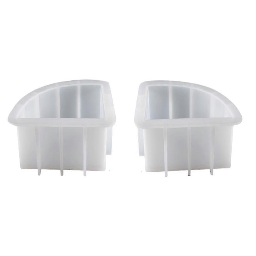 2 Pcs Bookends Resin Molds,book Organize Silicone Epoxy Resin Molds For Books,desktop Organizer,off