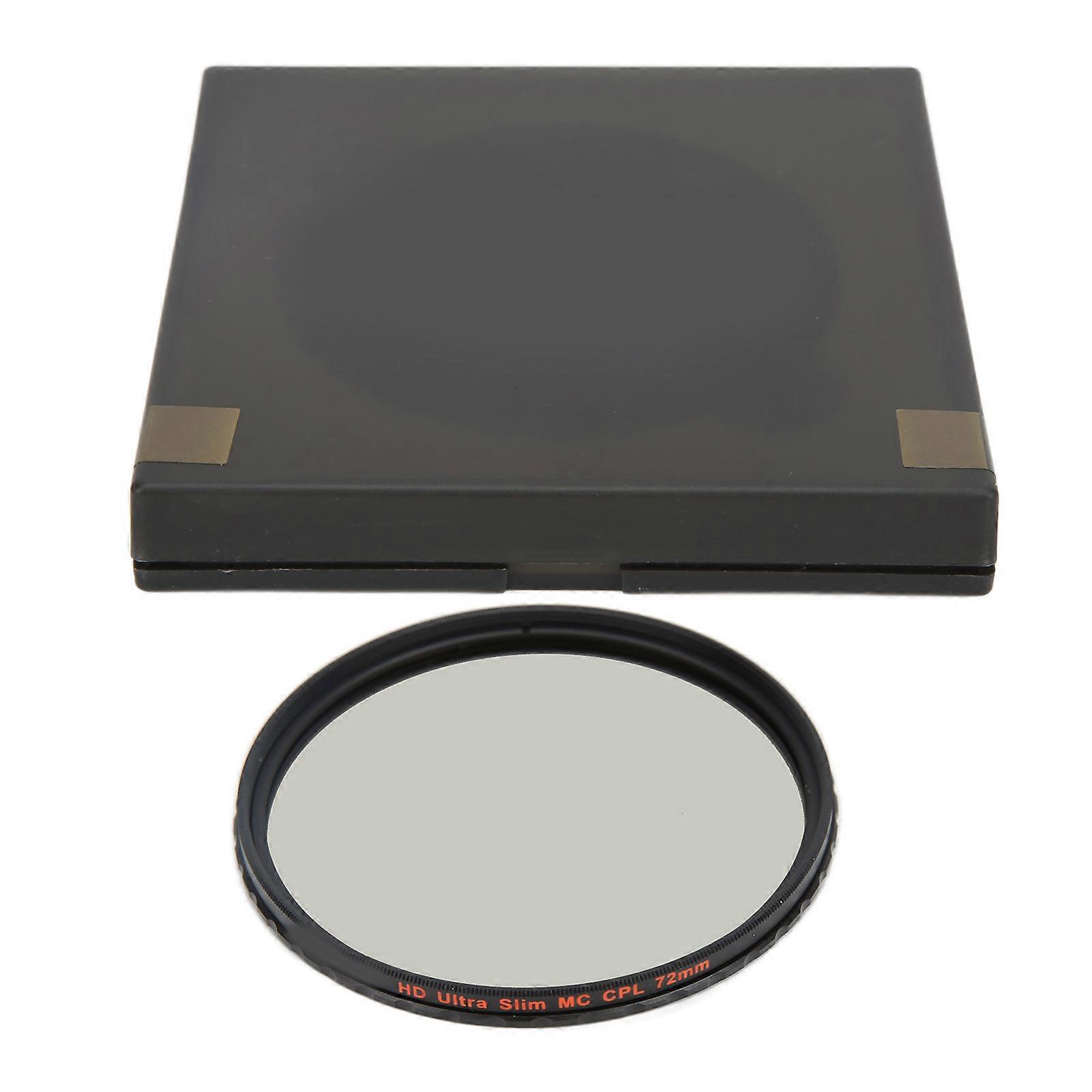 Zomei Camera Lens Filter Nano Coating Process Waterproof Clearer Shooting Scratch Proof Camera Accessories72MM