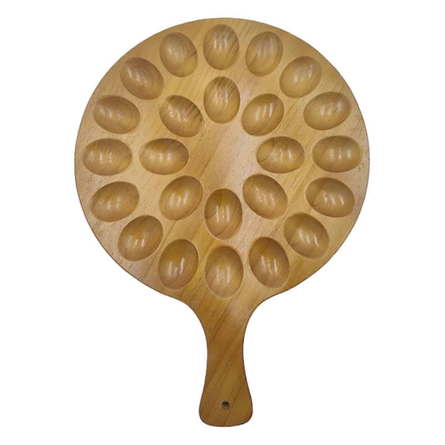 16/24 Slot Egg Tray Deviled Eggs or Cheese Handcrafted Wooden Egg Holder Easter Multipurpose Egg