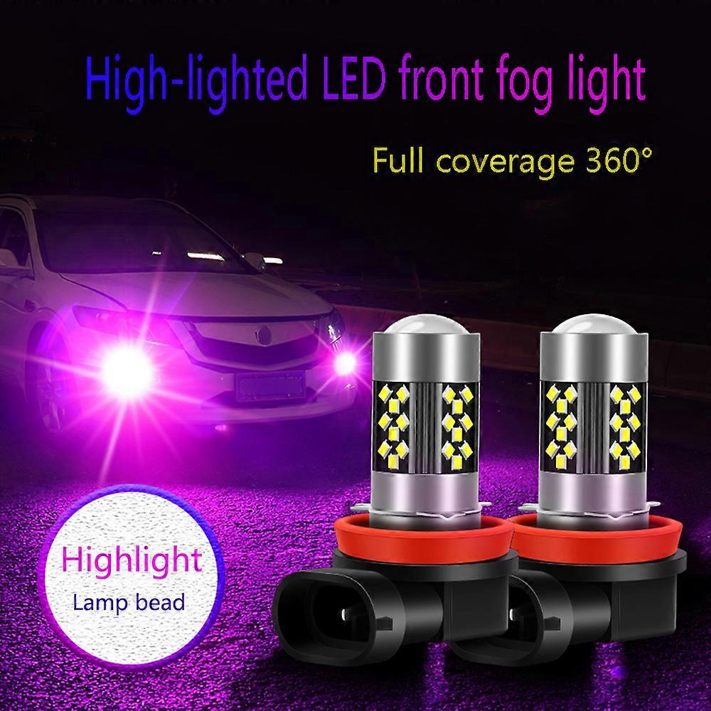 2Pcs Auto  car light Bulb ing 12V H8 H11 9005 9006 2016 42SMD Fog  Daytime Running  Head Signal s LED Fog Lamp