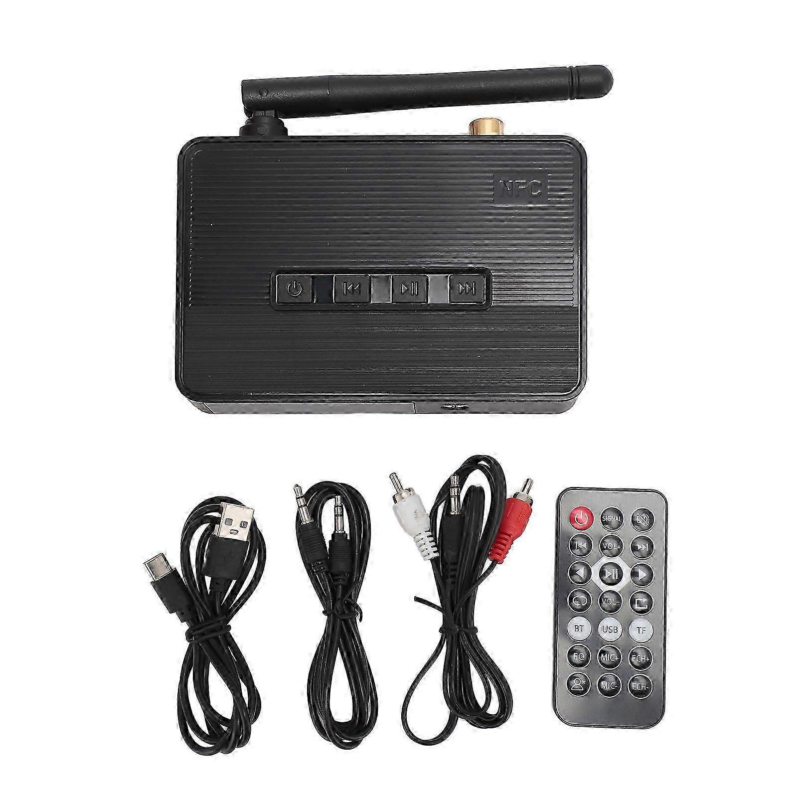 Bluetooth 5.3 Receiver Prossional Smart NFC Function HiFi Stereo Sound Bluetooth Sound Receiver for Home Car Stereo System