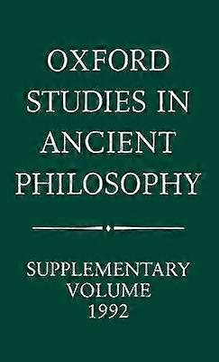 OXF STUD ANCIENT PHILOS SUPP 1992 OSAP C