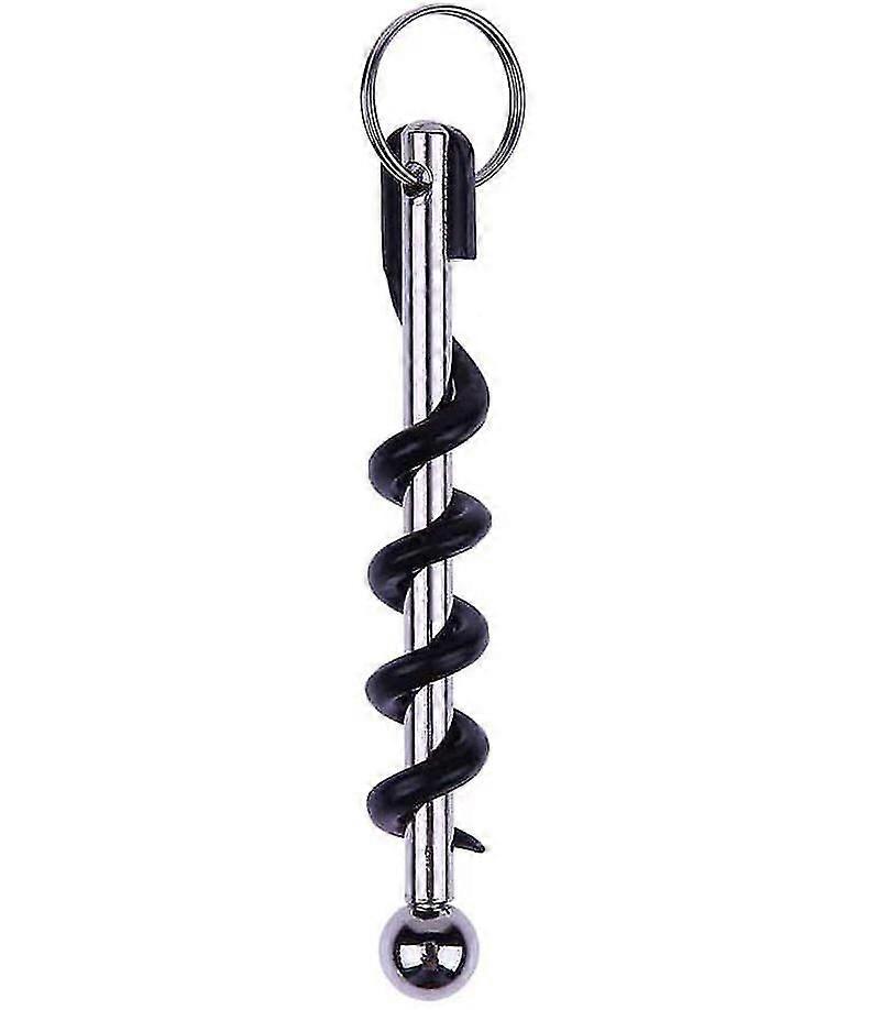Multi-functional Outdoor Mini Bottle er Edc Cork Screw Red Wine Bottle er Keyring Tool Camping Survive,0412