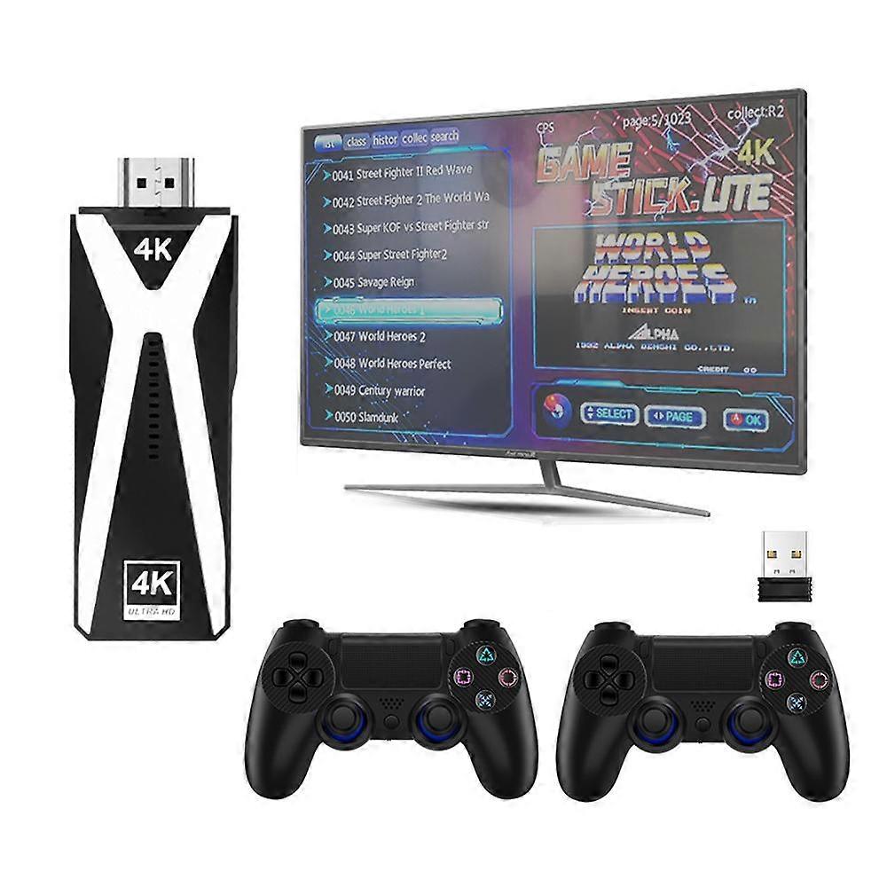 M10 4K Ultra HD Game TV Stick with Dual Gamepads 2.4G Receiver