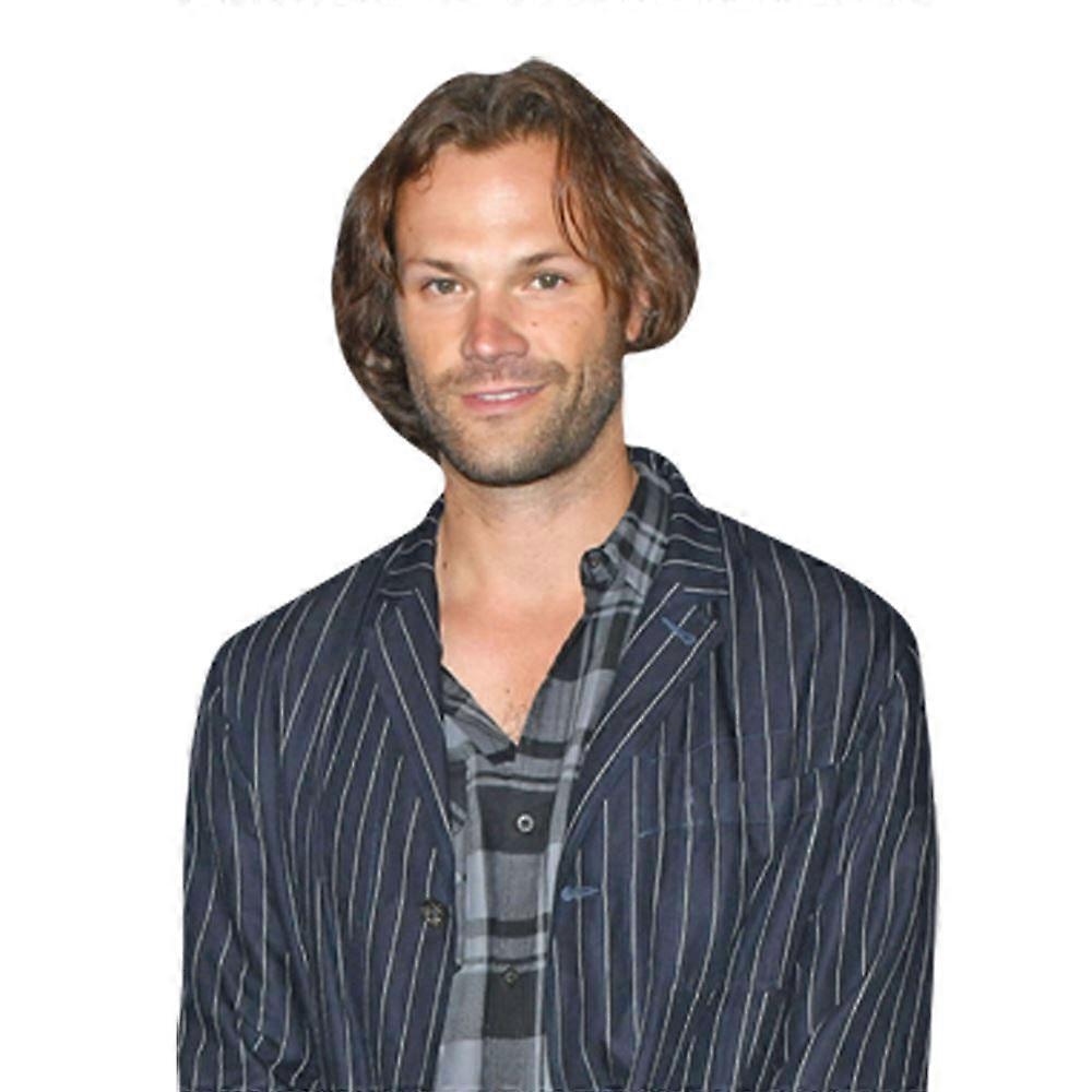 Jared Padalecki (gestreepte blazer) Half body Buddy uitsparing