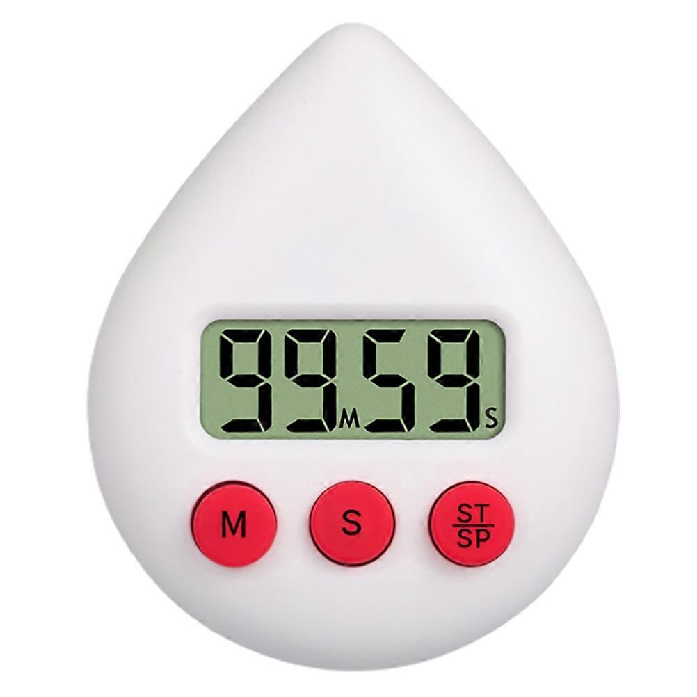 Digital Water Drop-Shaped Bathroom Timer for Shower