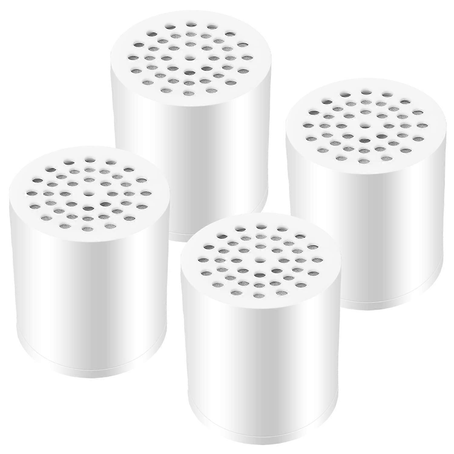Effective Shower Filter - 4-pack cartridge removes chlorine and heavy metals