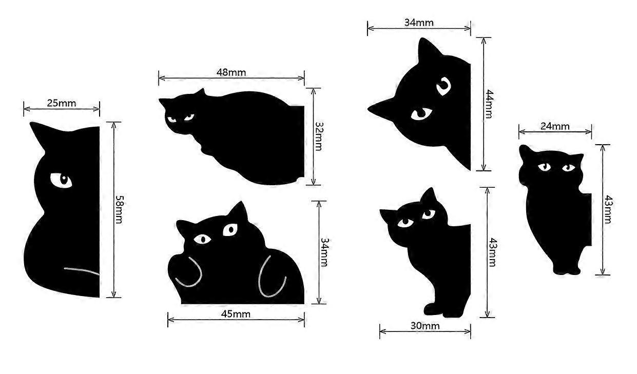 Cartoon Cat, Bookmark, Folding Design