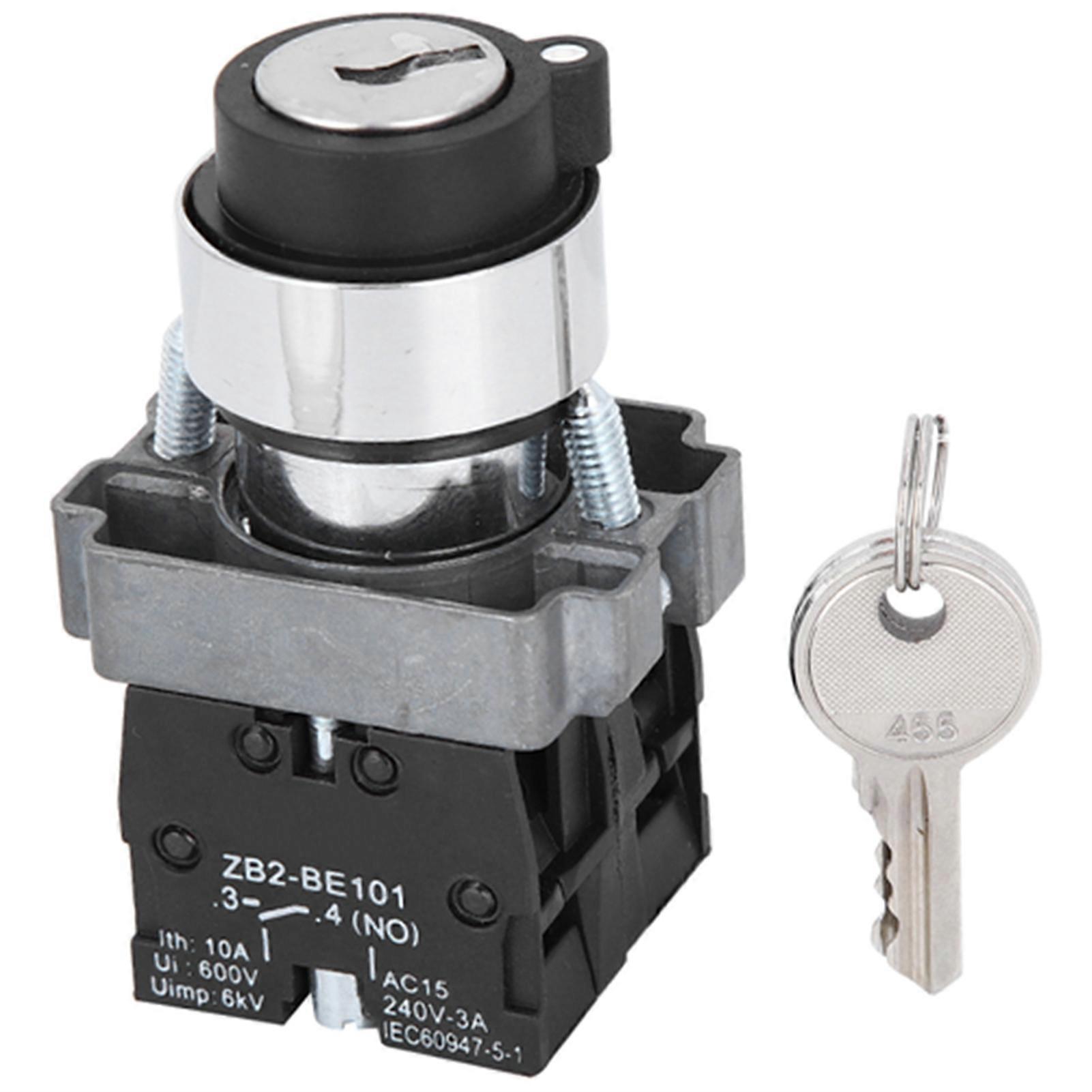 ZB2-BE102 2-position key switch Antioxidant Good conductivity Key switch Lock