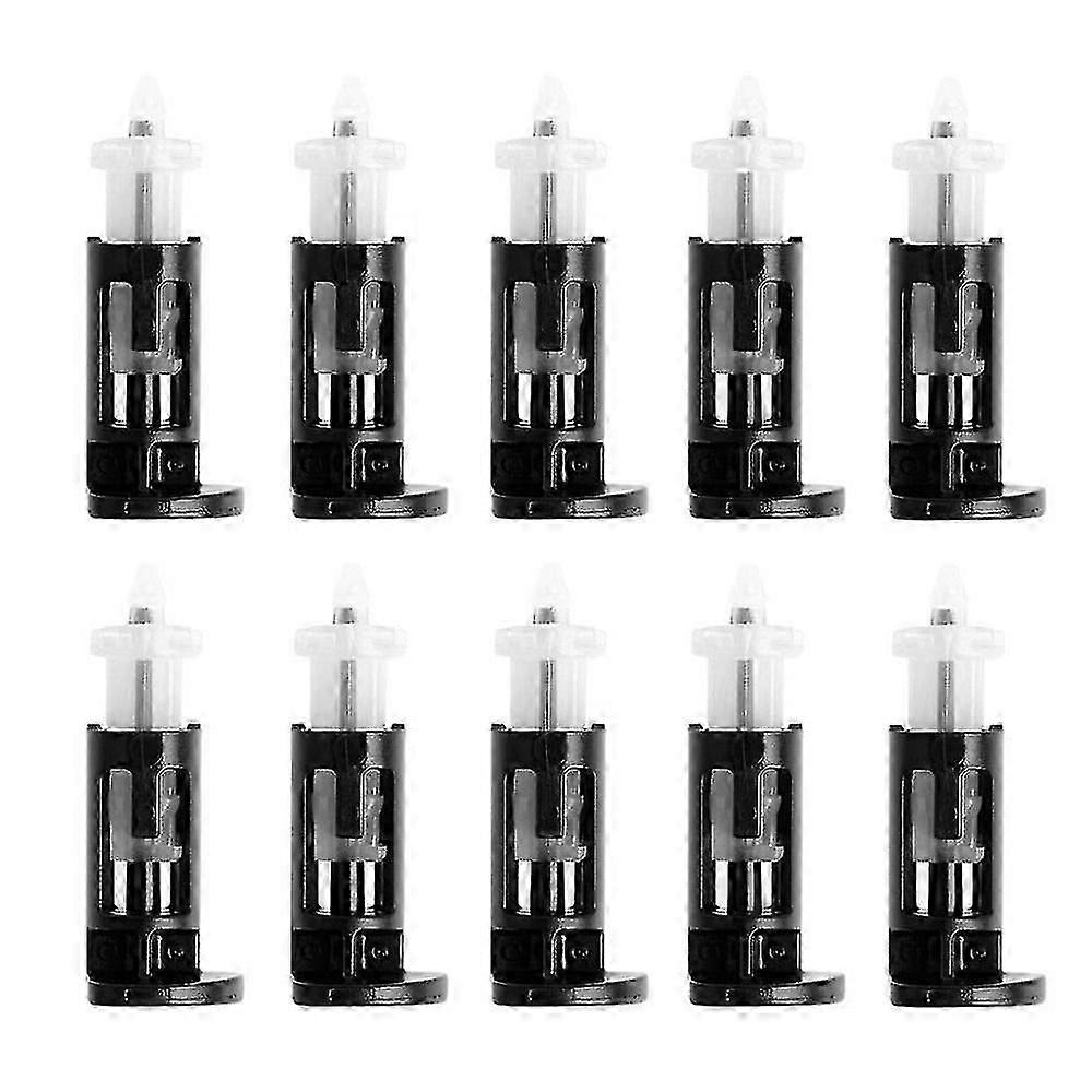 10Pcs Potentiometer Control Knobs for Electric Guitar Volume Tone Knobs Black D Type 6mm