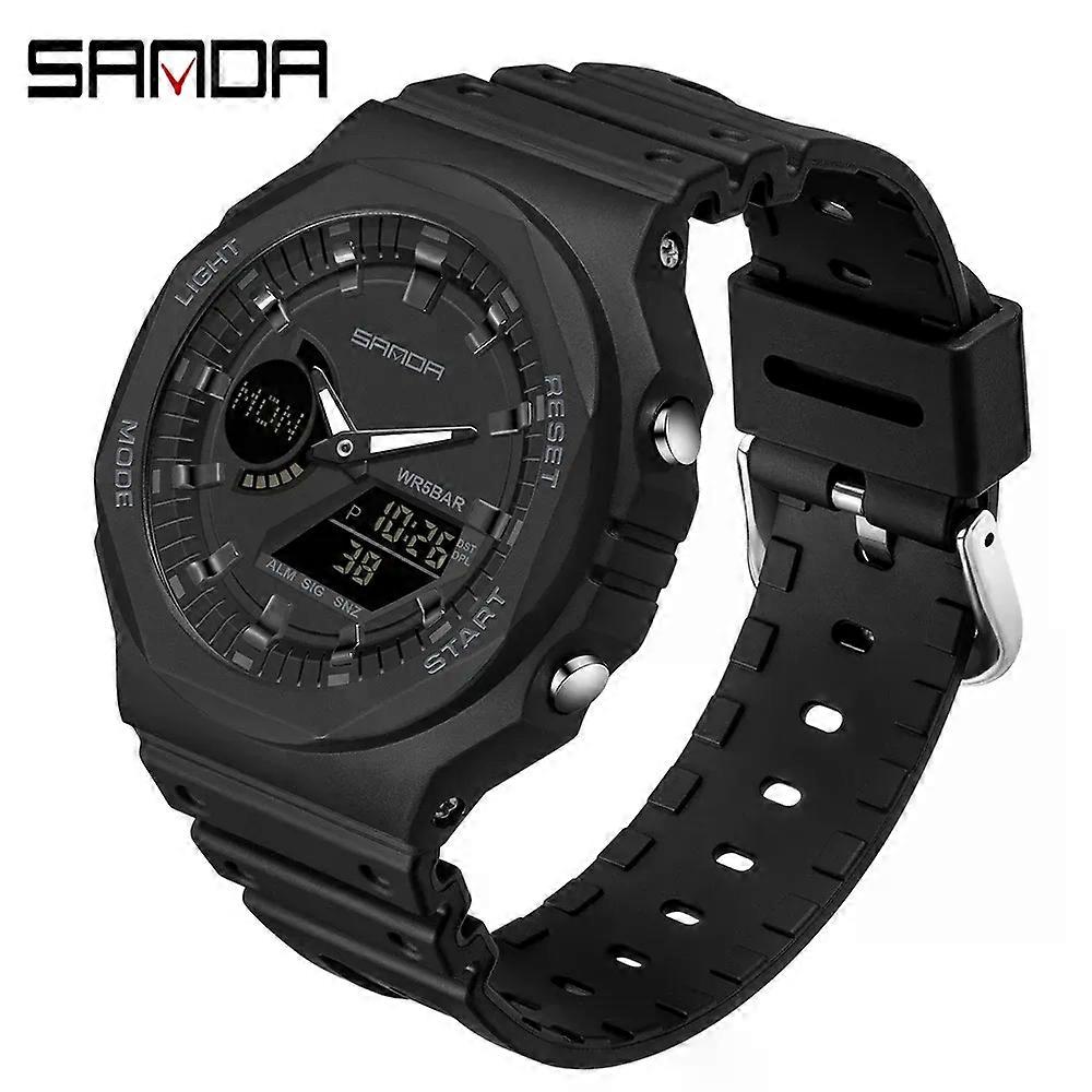 Sanda Utomhus Sport Klockor Män Ms Led Digitala Klockor Militär Vattentät Datum Elektronisk Watch Pojke Flicka Relogio Masculino