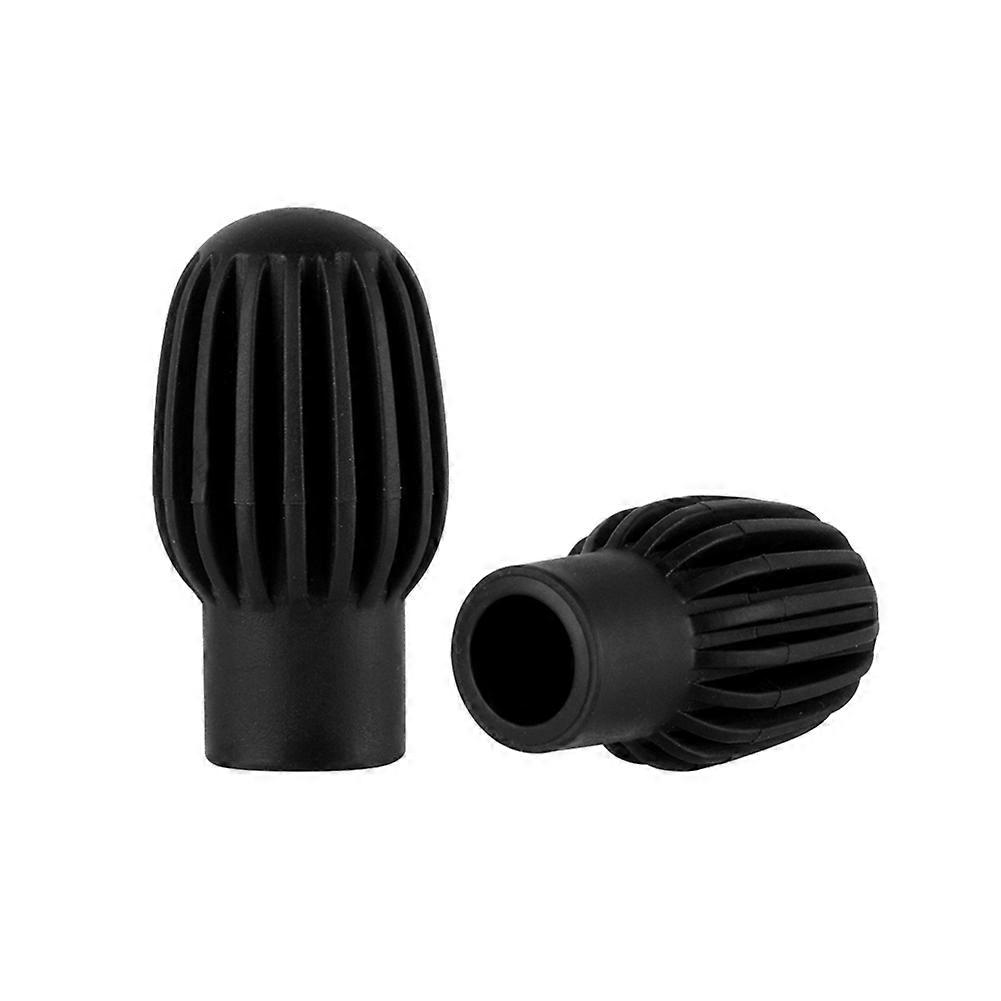 2Pcs Silicone Drum Head Stick Rubber Drumstick Sleeve Mute Drum Silent Practice Beginner Tips Drum Accessories