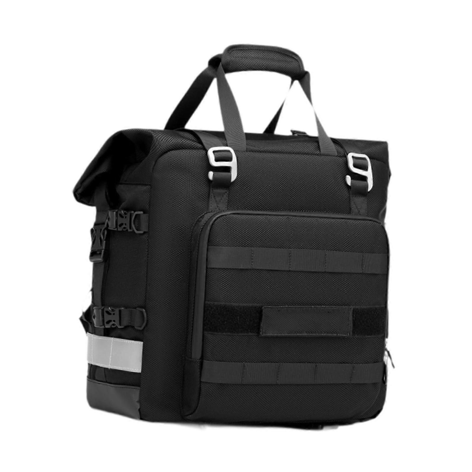 Generic Motorcycle Tool Bag Versatile Storage Tool Bag Motorcycle Saddle Bag Black