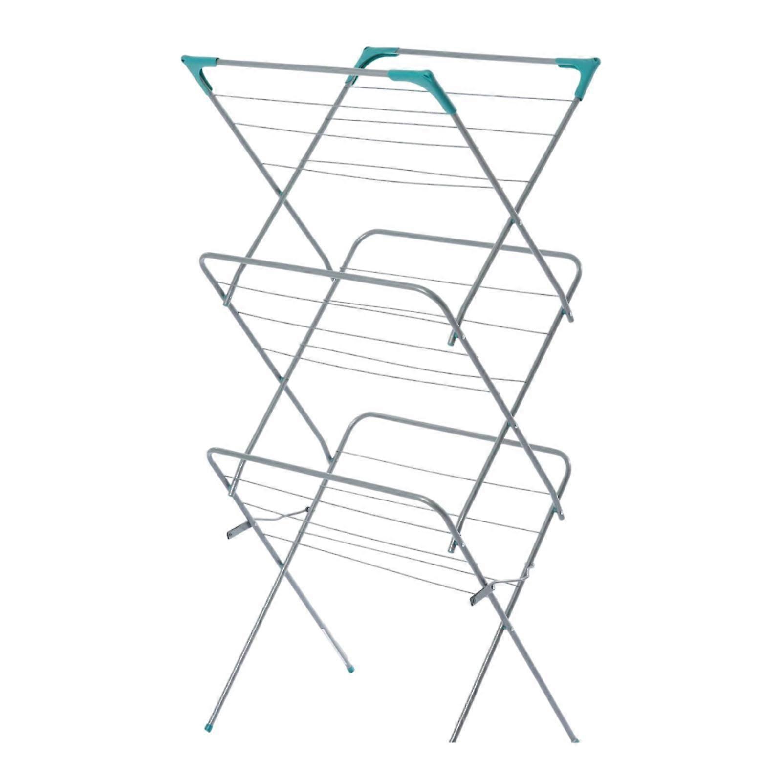 Folding Clothes Rack Sturdy Modern Drying Stand for Courtyard Bathroom Patio