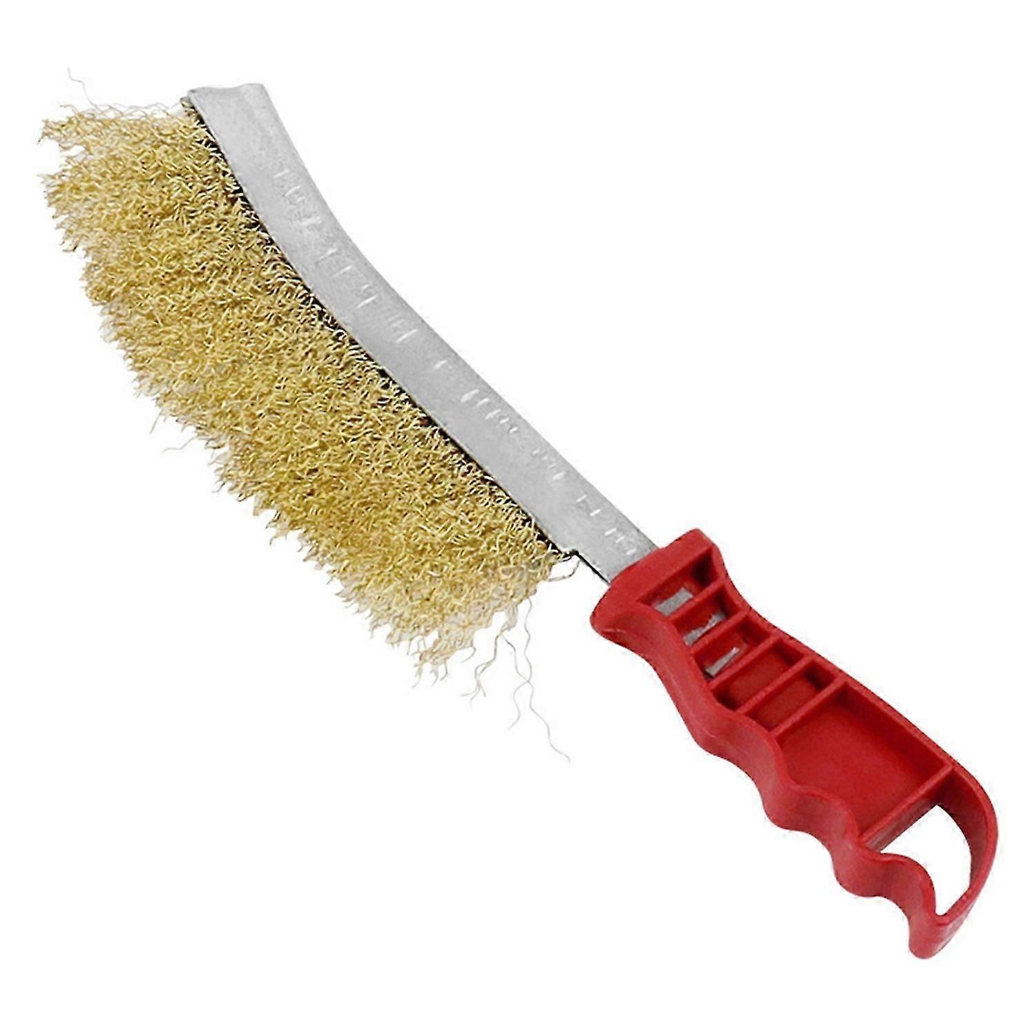 Multi-purpose Copper Plated Steel Wire Brush For Metal Rust Removal Cleaning Deburring Tool