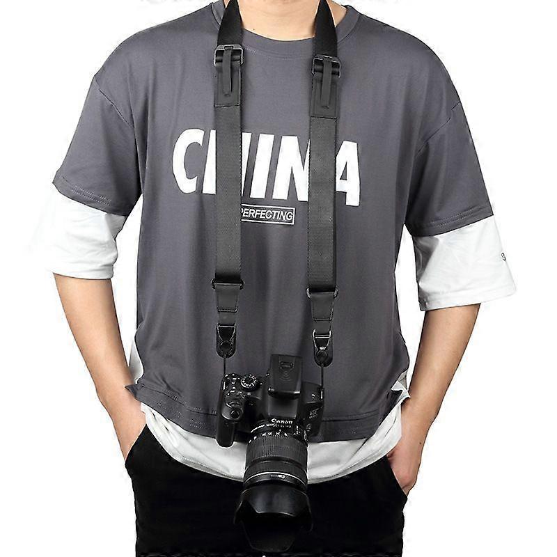 Camera Carrying Chest Harness System, SLR Camera Quick Release Strap PD Diagonal Decompression Shoulder Strap Suitable for A7M3R4 R3 5D4
