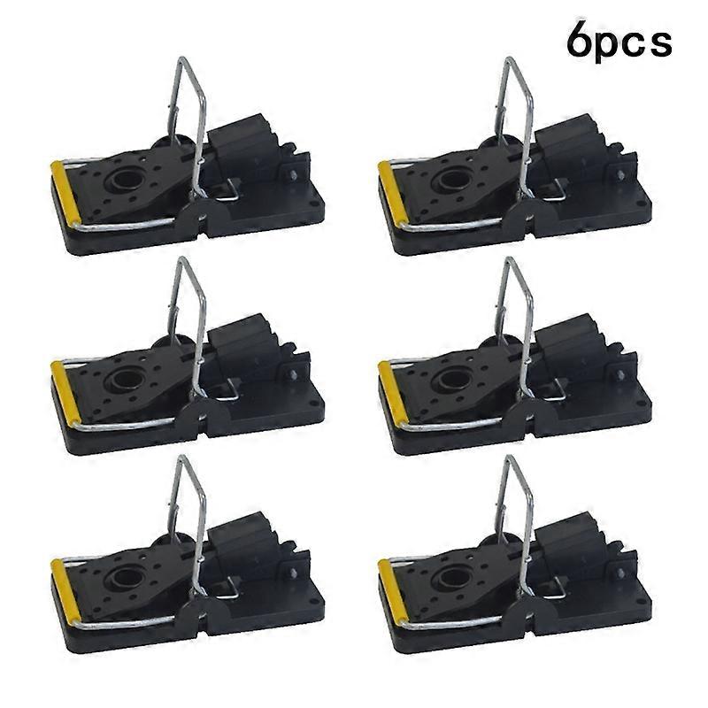 6Pcs/Set Reusable Mechanical Metal Spring Mouse Traps High Sensitive Rat Catcher