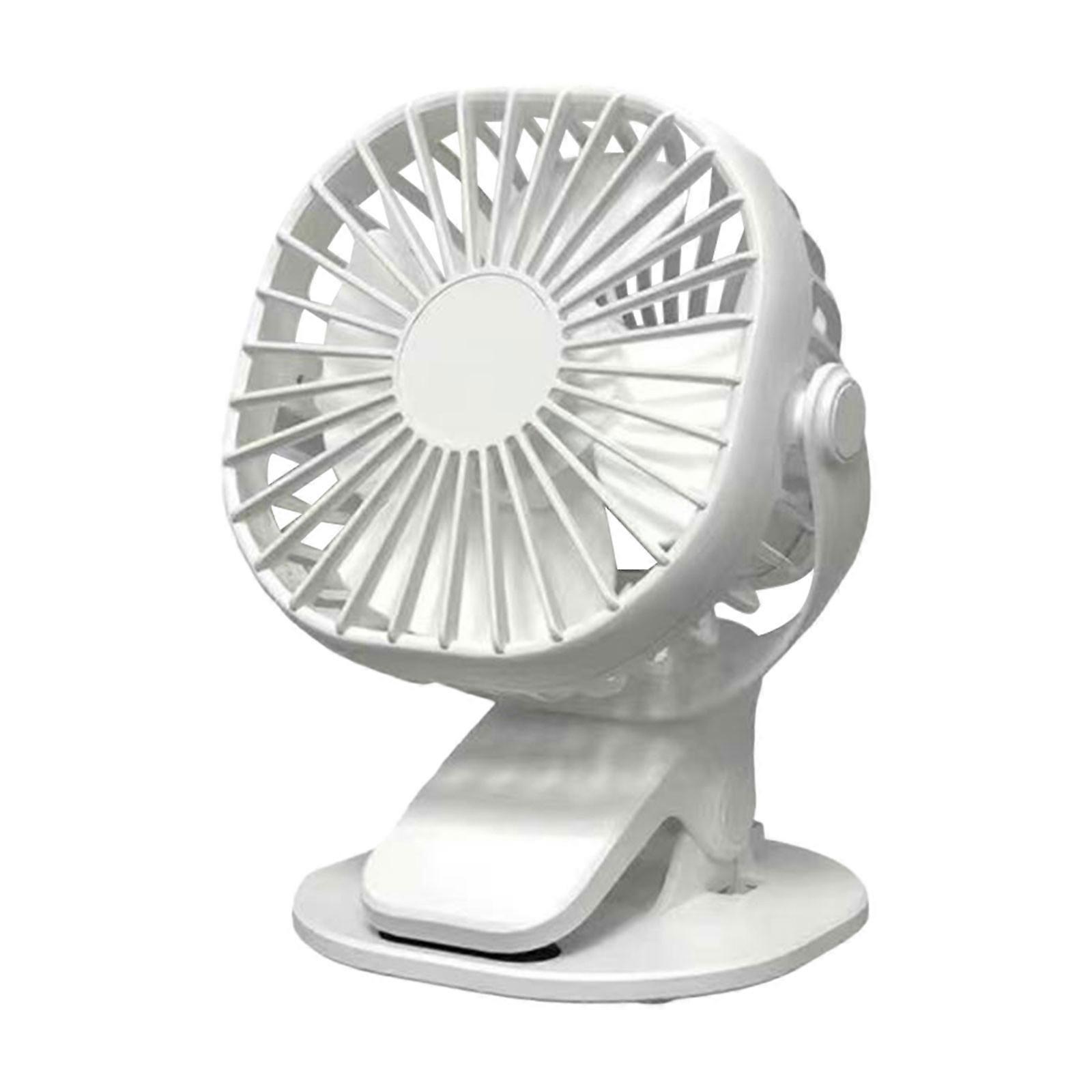 Usb Clip Fan, Multifunctional Portable Desktop Desktop Mini Small Fan, Three Speed Wind,multi-scene Use, 1200 Mah Large Capacity Gift
