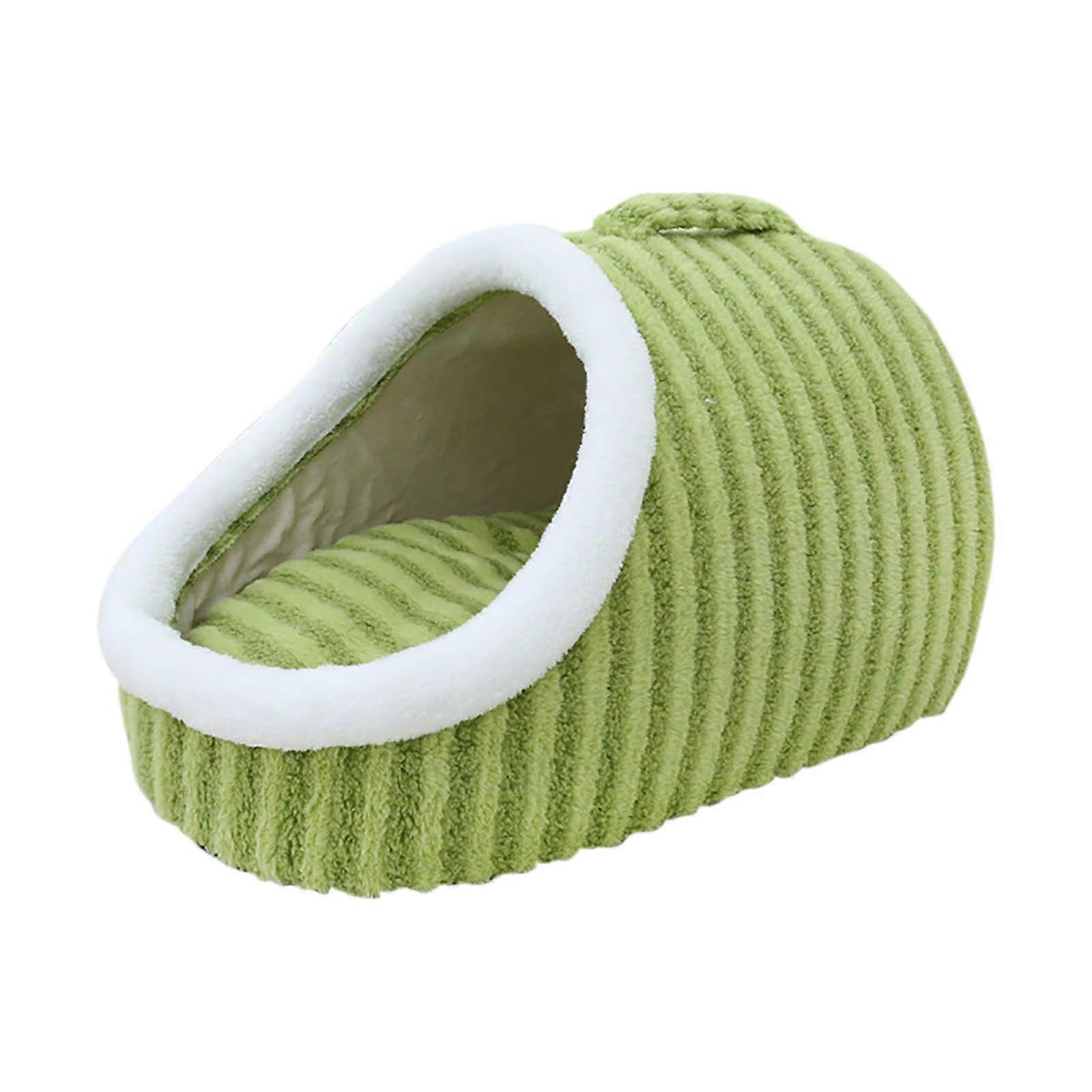 Winter Warm Dog Bed – Thickened Three-Dimensional Bed with Handle, Drill Hole Design, Suitable for Small and Large Dogs