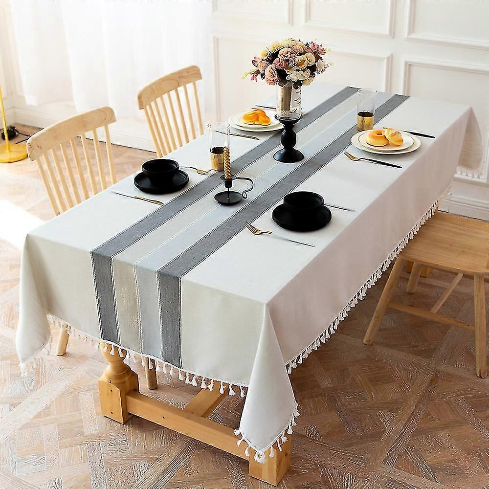 Rectangular Table Cloth for Dining Room Kitchen Decor,140cm x 260cm,Elegant Cute for Kitchen Table Decoration