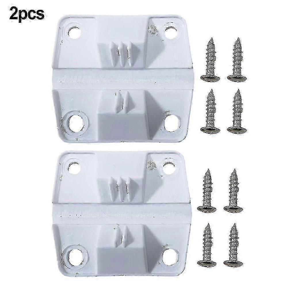 For Coleman Cooler Plastic Hinge Set Replacement 2x Hinges 8x Screws 5283-1141