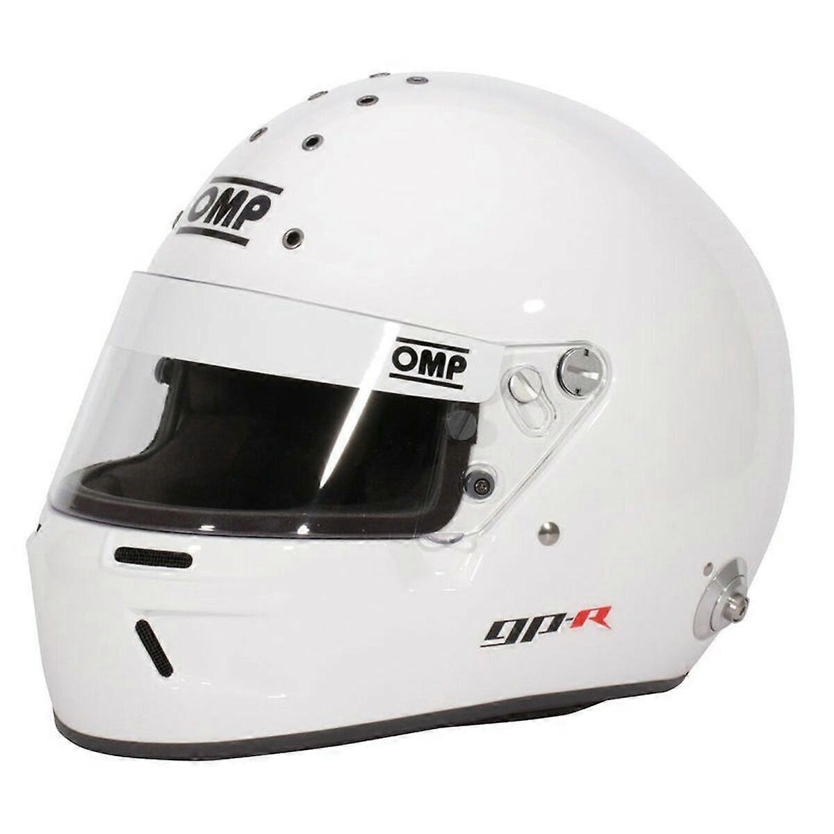 Full Face Helmet OMP GP-R White M FIA 8859-2015