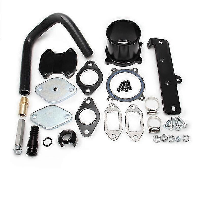 1 Set EGR Cooler Throttle Valve for 13-18 Ram 6.7L with Exhaust Gas Recirculation Pipe