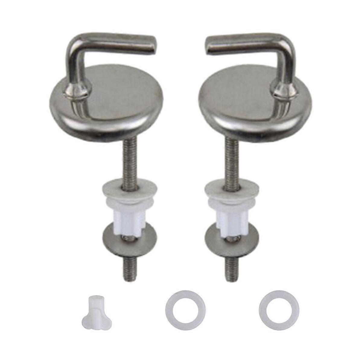 2Pcs Durable Quick Release Easy Install Toilet Seat Hinge Wear