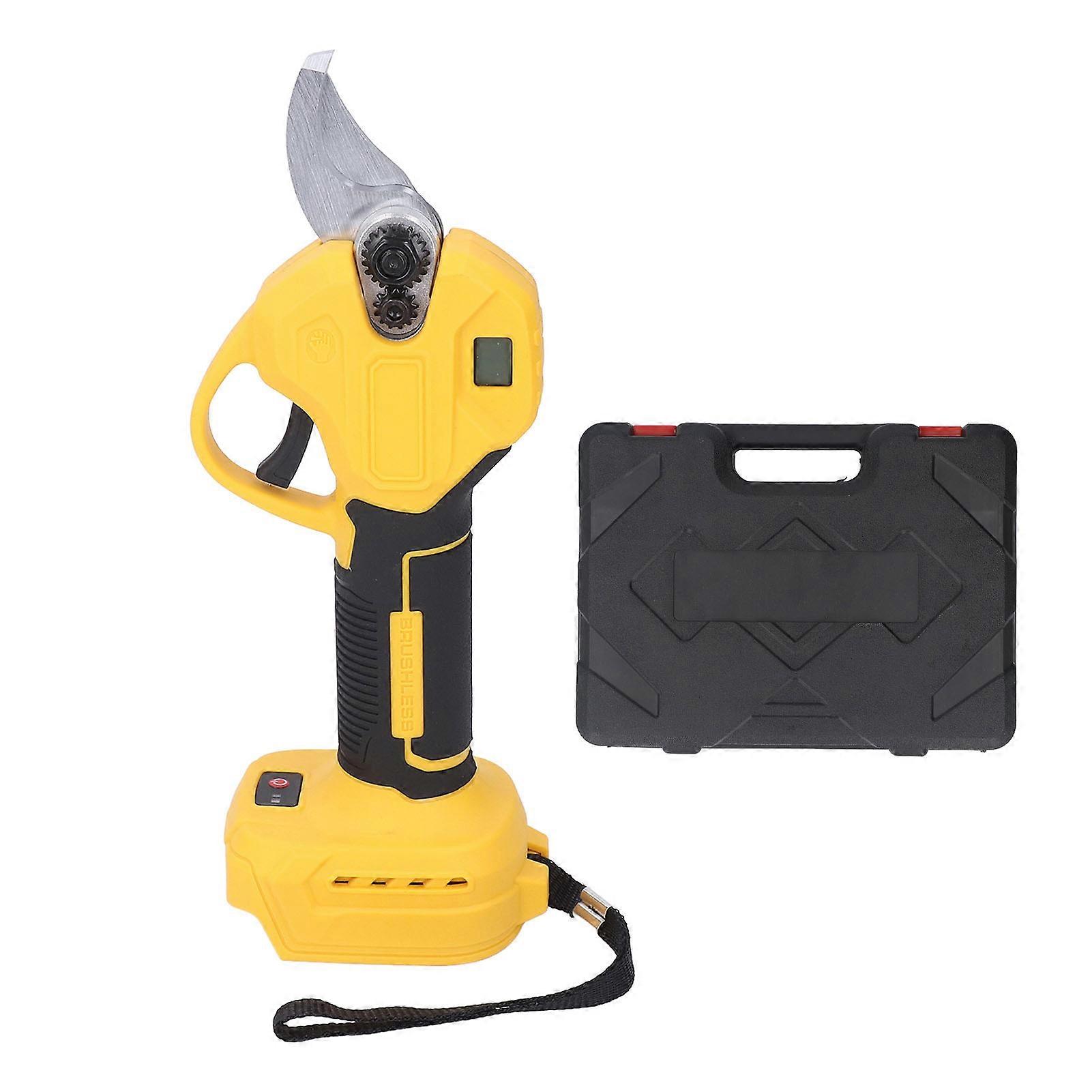 Cordless Electric Pruning Shears LCD Display Portable Gardening Tree Branch 30mm for BL1815 BL1820 BL1830 BL1840 Battery