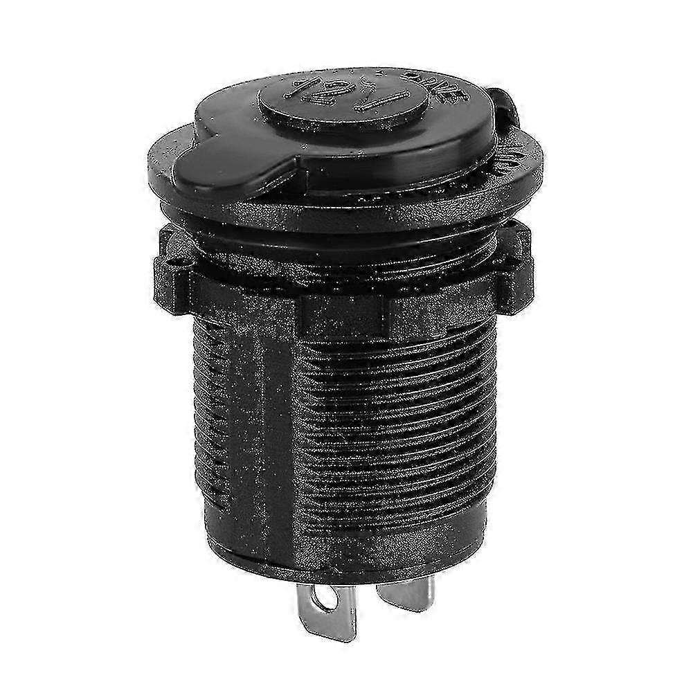Waterproof 12V/24V Car & Motorcycle Cigarette Lighter with Socket