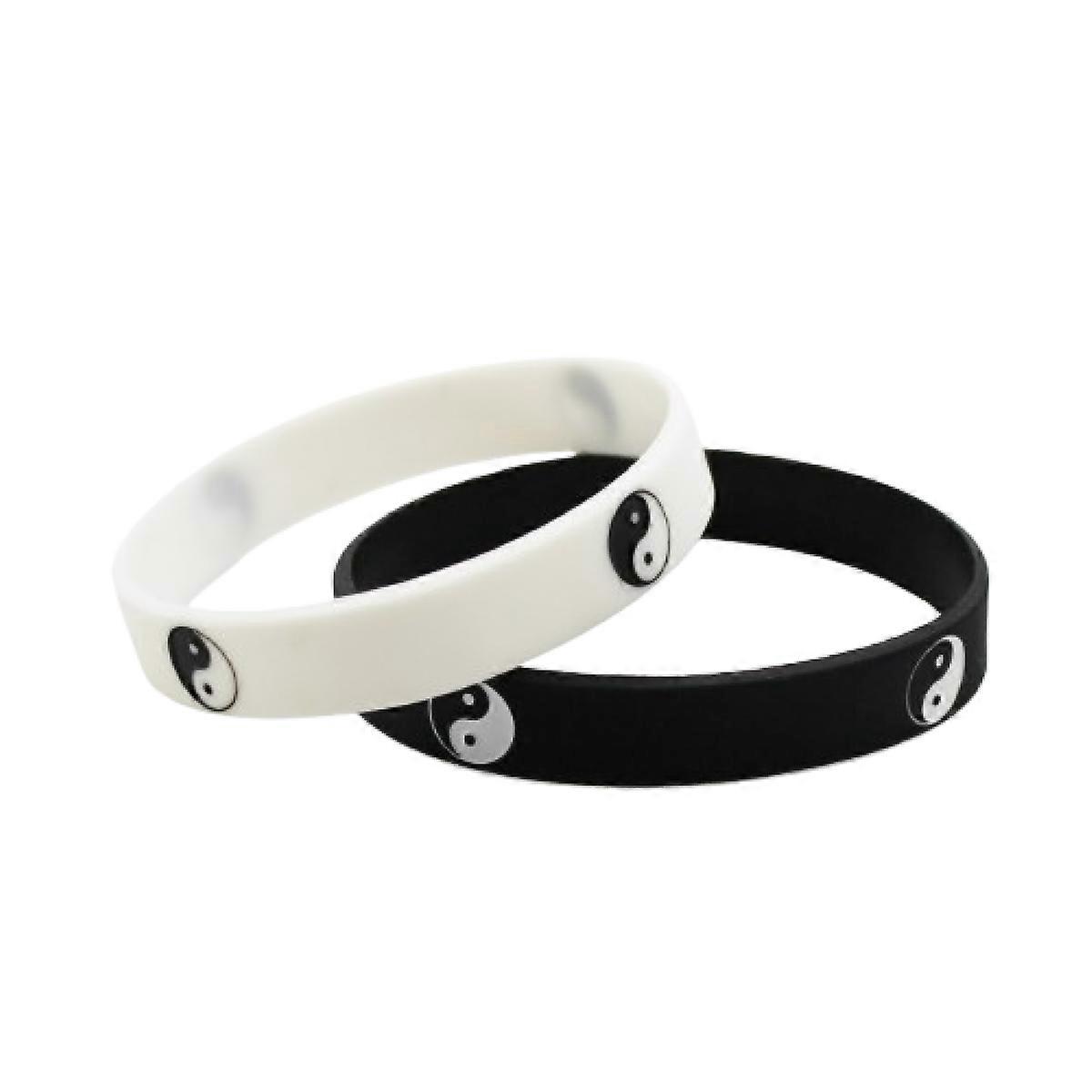 Rubber Bracelets, Couples Wristbands, Silicone, Stylish