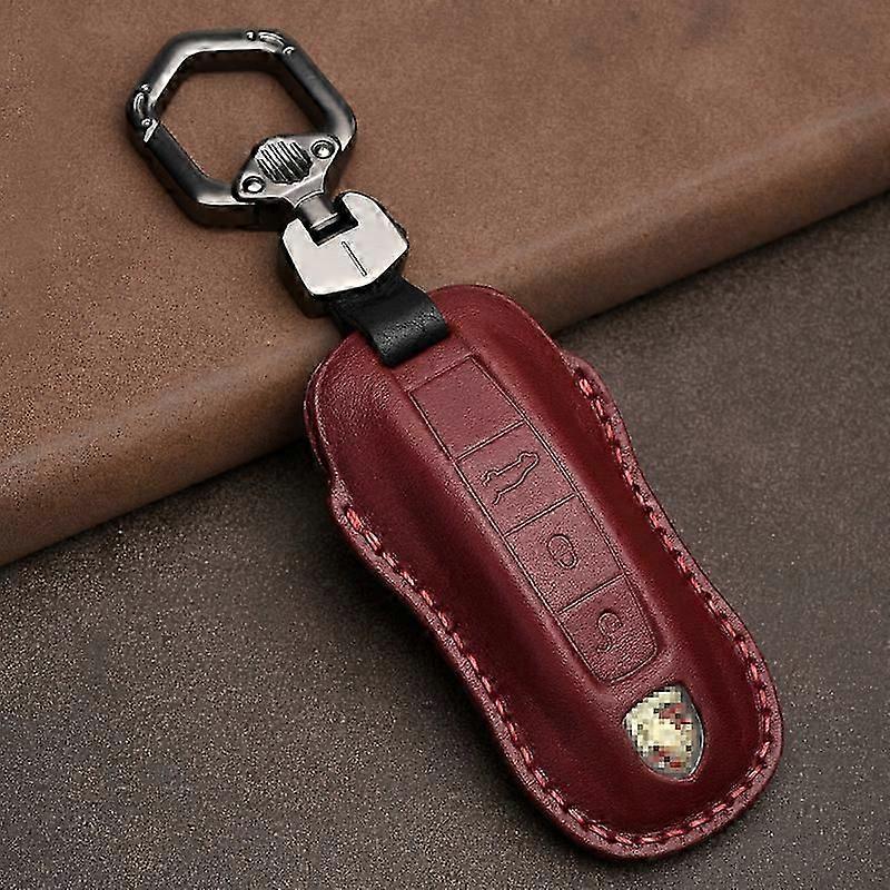 ポルシェマカンキーケース用レザーカーキーケース カイエンパナメーラ911