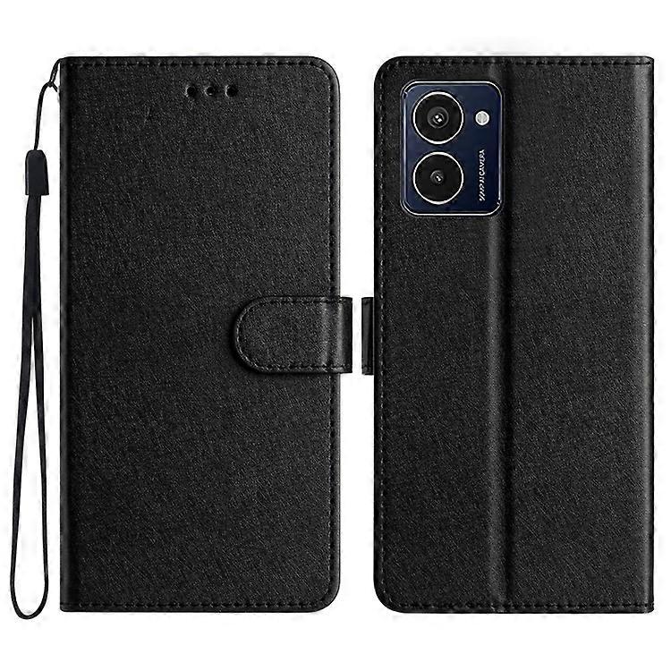 Compatible For HMD Pulse Pro Wallet Case Silk Texture Leather Phone Cover