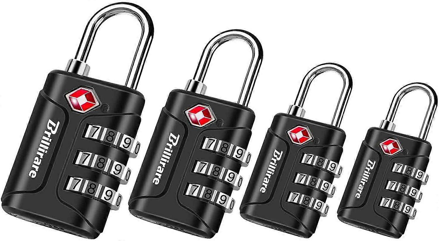 TSA approved luggage locks, 4 pack