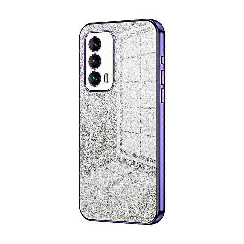 Gradient Glitter Powder Electroplated Phone Case