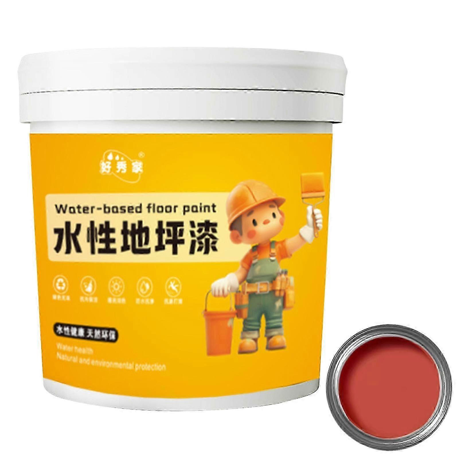 Waterproof Water-Based Epoxys Floor Paint Versatile Rapid Drying Floor Paint for Workshop