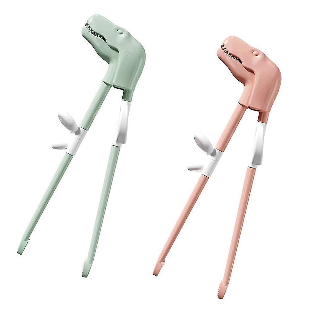 2PCS Dinosaur Children Learn Chopsticks