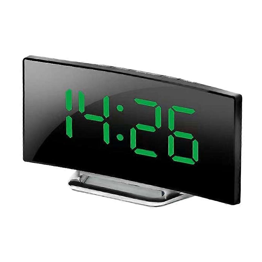 Multifunctional desktop electronic clock creative LED home digital mirror alarm clock