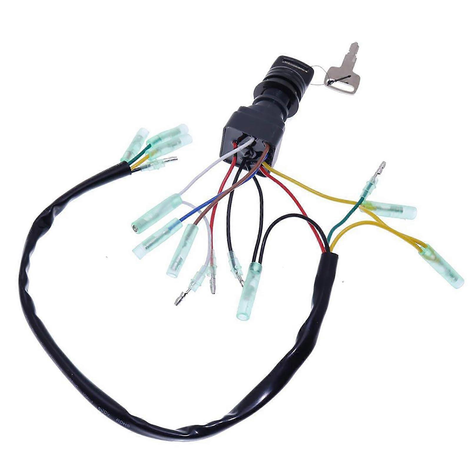 Ignition Starter Switch with Key for Yamaha Outboard Motor Control Box 703-82510-43-00, Remote Control Compatibility
