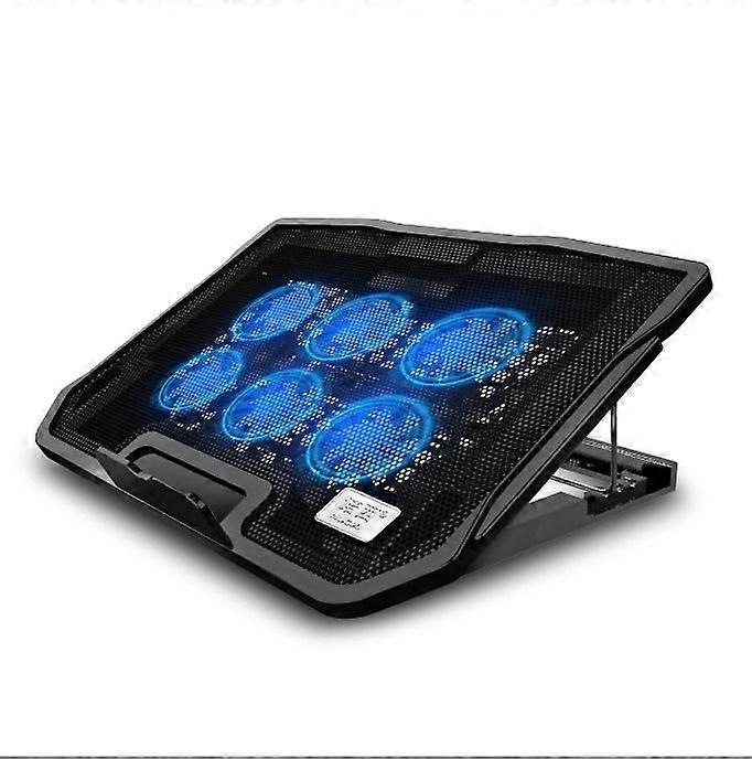 Black Laptop Cooler Laptop Cooler Computer Base Fan Computer Cooling Stand