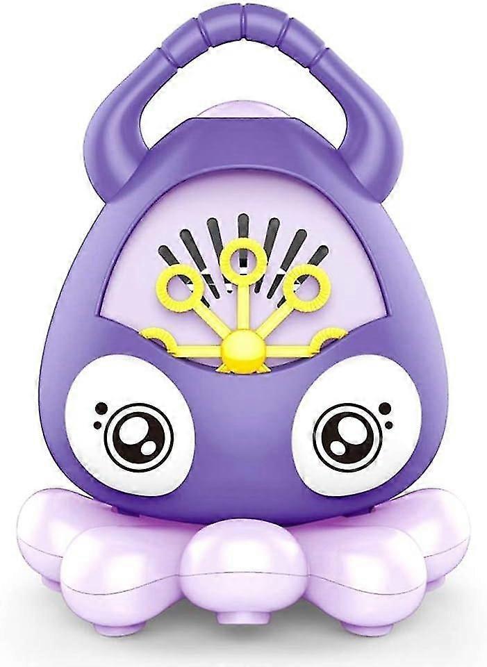 Bubble Machine for Kids, Automatic Bubble Maker with Solutions, Portable Bubble Blower Outdoor Toys