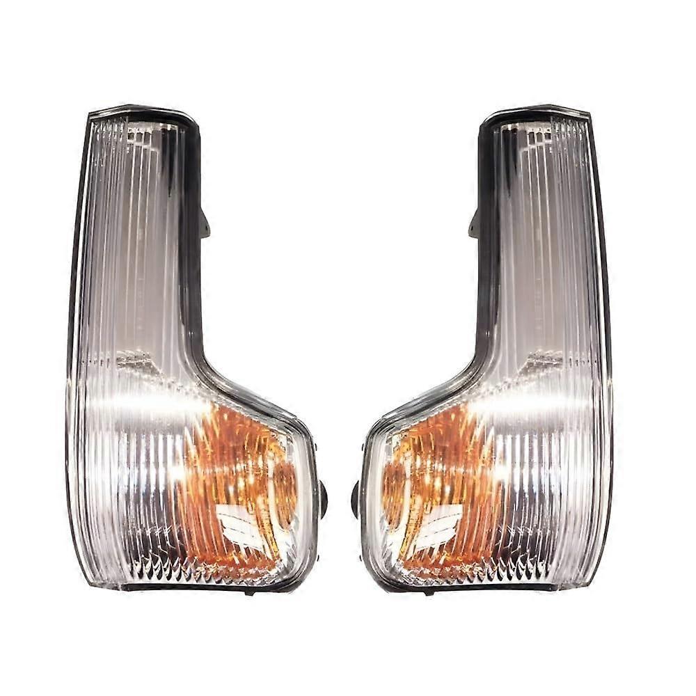 1 Pair Car Side Rearview Mirror Turn Signal Lights Indicator Lamp Housing (Without Bulb) Compatible Iveco Daily 2015-2020