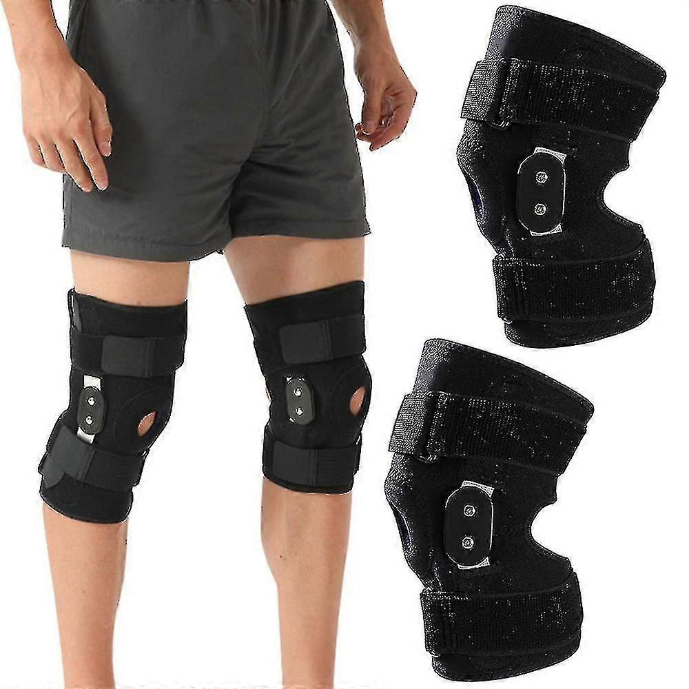 Tutore per ginocchio decompressivo, supporto stabile per ginocchio, artrite, strappo al menisco, dolore da tendinite, fascia di compressione regolabile