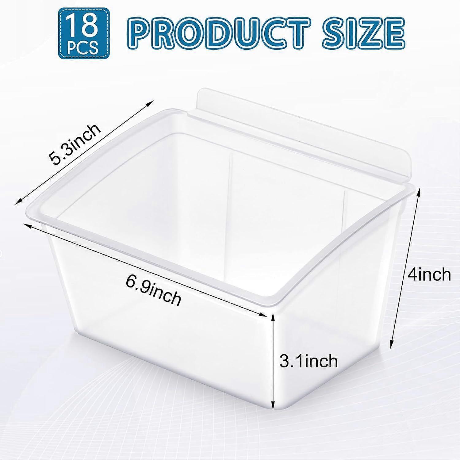 Slatwall Storage Bin Plastic Container Slat Wall Bin Heavy Duty Plastic Storage Container Sundries Organizer Garage and Workshop Tool Organizer Wall M