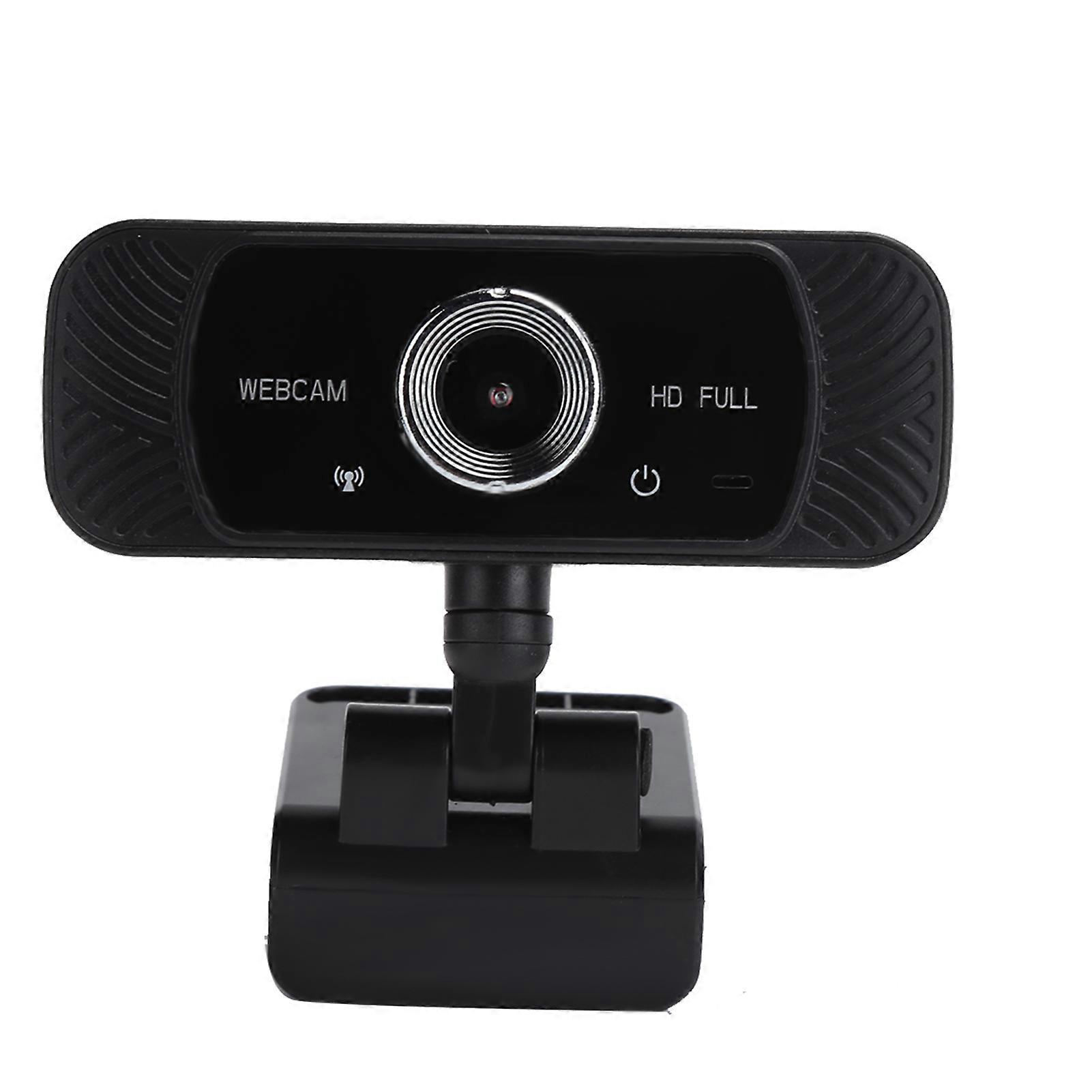 Computer Camera with Noise‑Cancelling Microphone for Live Video Call Webcam W19 2K HD